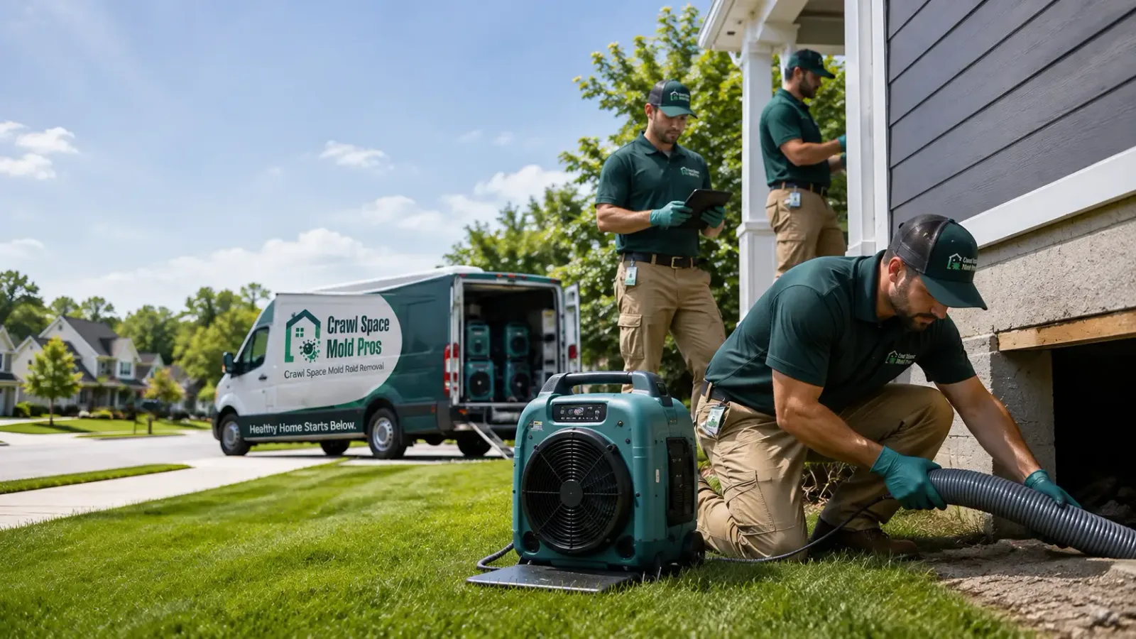 Crawl Space Mold Removal in New Franklin, MO